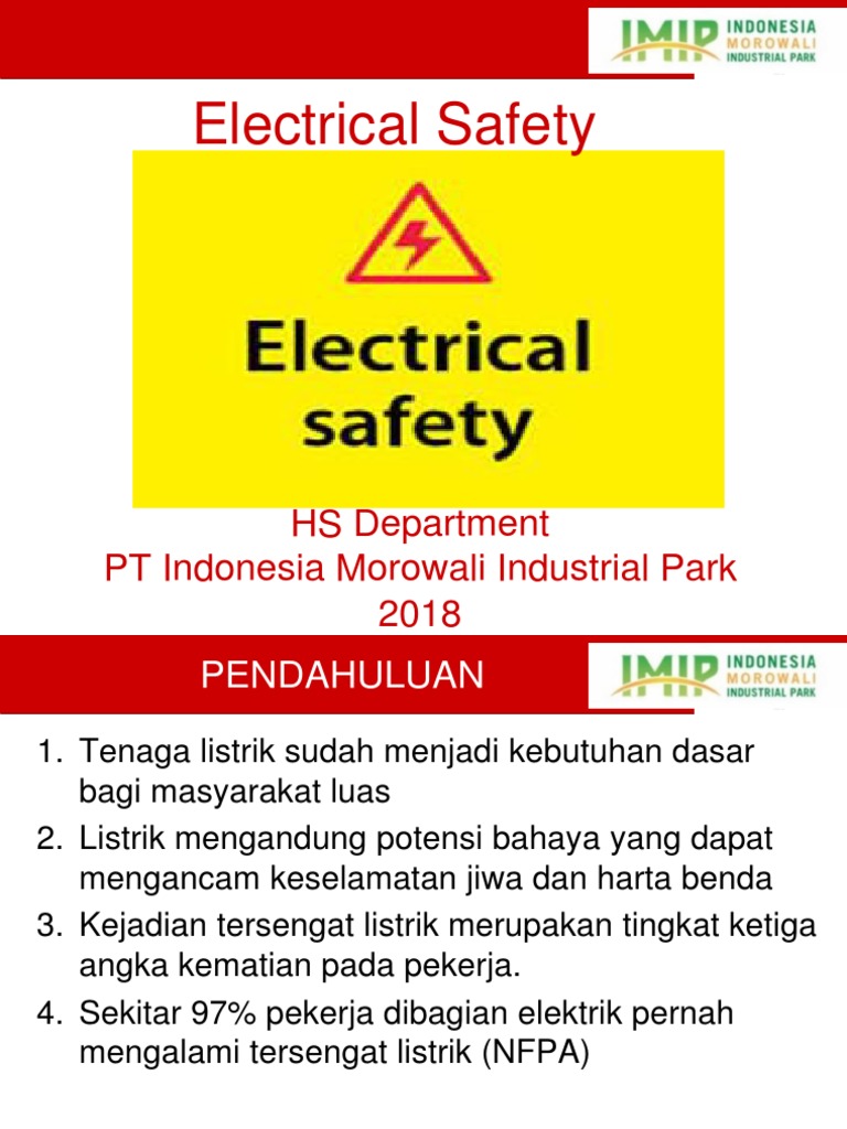 Electrical Safety Training PDF
