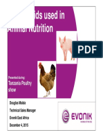 Amino Acids Used in Animal Nutrition
