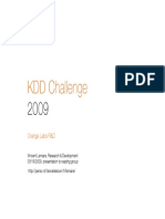KDD Challenge: Orange Labs R&D