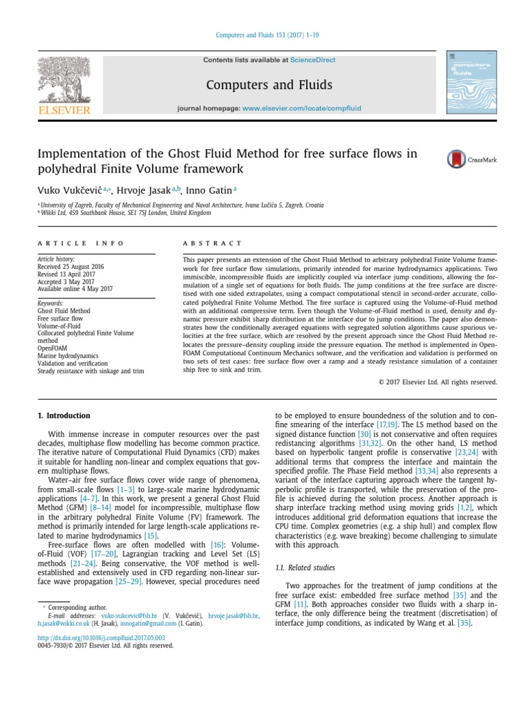 VukcevicEtAl GhostFluidMethodInPolyhedralFV Annotated | PDF ...