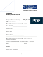 4102BEUG Civil Engineering Project: School of The Built Environment