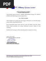 Surat Keterangan Kerja 0341 343 321 Fax.