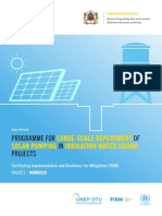 FIRM Morocco Solar Pumping NAMA