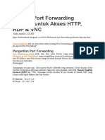 Tutorial Port Forwarding Mikrotik Untuk Akses HTTP