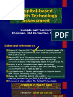 Hospital-Based Health Technology Assessment - Prof. Sudigdo Sastroasmoro