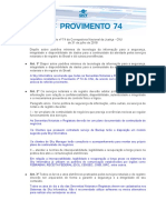 Provimento 74 PDF