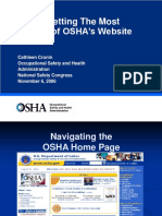 Getting The Most Out of OSHA's Website