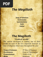 18. the Megilloth- Festival Scrolls