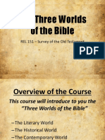 The Three Worlds of The Bible