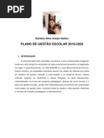 Plano de Gestão Escolar 