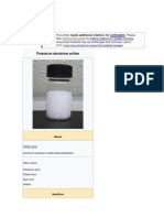 Properties of Potash Alum