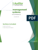 The Differences Between OHS Management System Standards