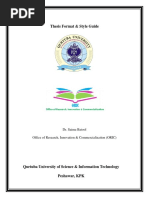 M.phi PhD Thesis Format