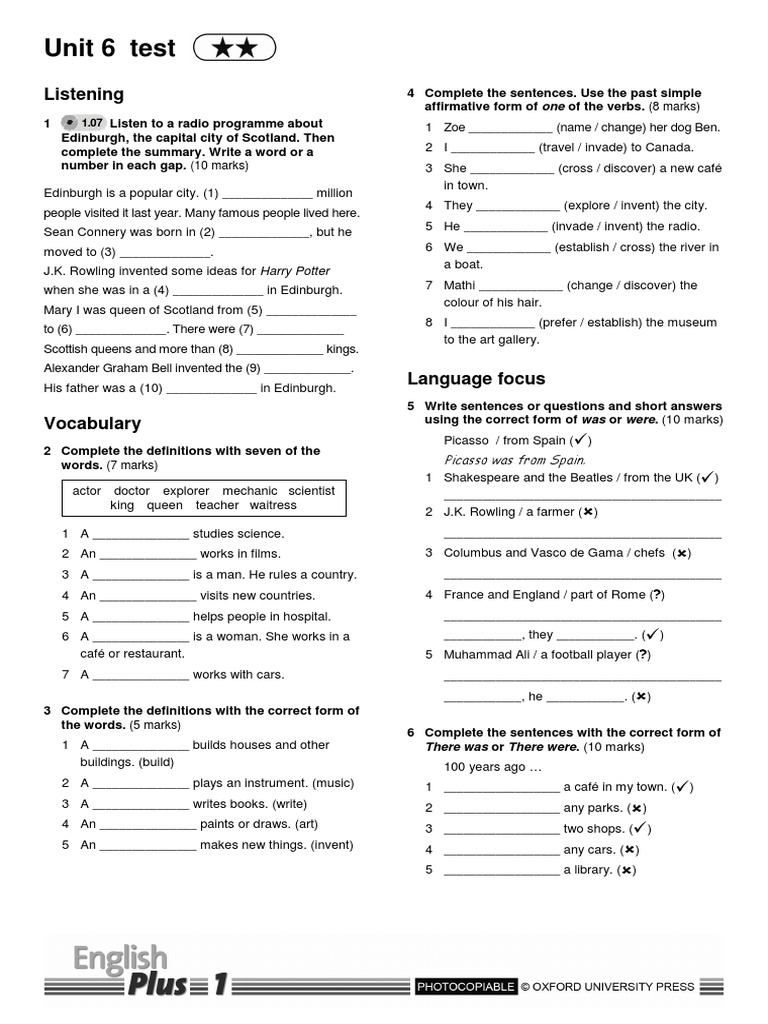english-plus-1-unit-6-standard-test-pdf-pdf-edinburgh