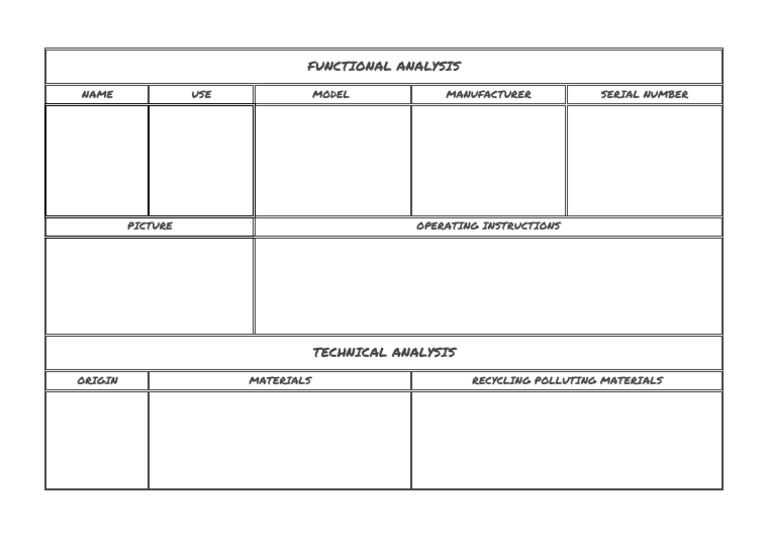 Functional Analysis and Technical Specs | PDF