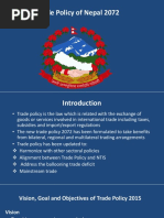 Trade Policy