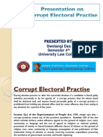 Corrupt Electoral Practise