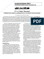 Educational Bulletin 08-3 PV vs. Solar Thermal by Jonathan Lesser and Nicolas Puga