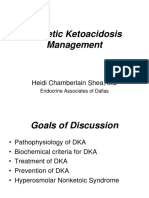 Diabetic Ketoacidosis Management: Heidi Chamberlain Shea, MD