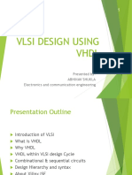 VLSI DESIGN USING VHDL