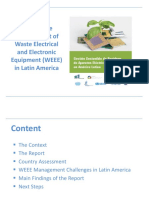 Sustainable Management of Waste Electrical and Electronic Equipment (WEEE) in Latin America