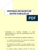 Tecnicas y Consultas de base de datos paralelas 