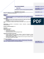 Clinical Study Report: Open-Label, Non-Randomized, National, Multicentric, Prospective, Non