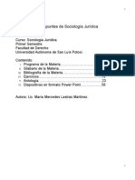 Apuntes de Sociología Jurídica