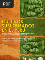 Relacion de Alimentos Subutilizados