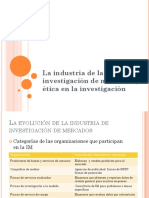 2 La industria de investigación de mercados y ética en la investigación