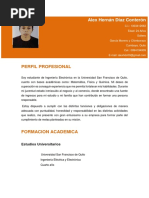 Perfil profesional ingeniero electrónico