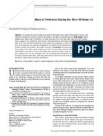 Acquired Oral Microflora of Newborns During The First 48 Hours of Life