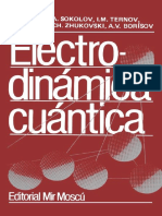 Electrodinámica Cuántica - Sokolov Ternov Zhukovski Borísov MIR PDF