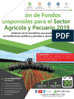 GESTIÓN DE FONDOS DISPONIBLES PARA EL SECTOR AGRÍCOLA Y PECUARIO 2019