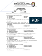 MasterSoal - Penjaskes Kls X SMTR 2.dan JWBX - 100 Soal