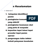 Sasaran Keselamatan Pasien