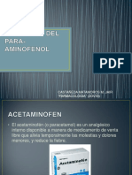 Derivados Del para Aminofenol