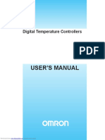 User'S Manual: Digital Temperature Controllers