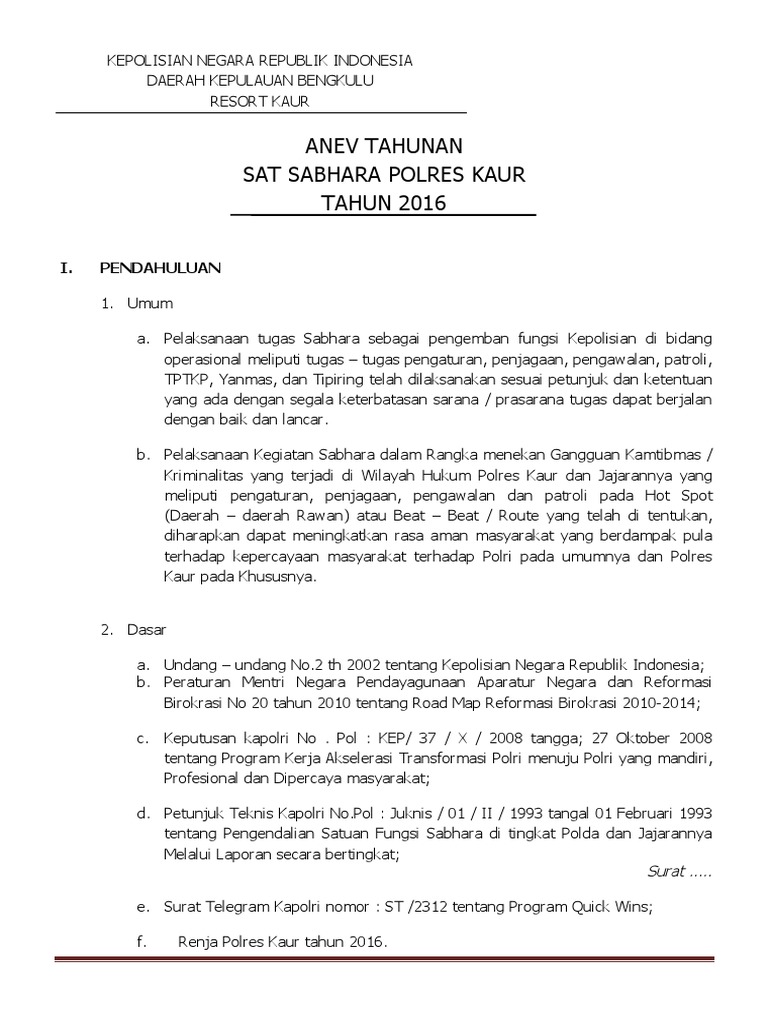 Anev Tahun 2016 Sat Sabhara Res Kaur Doc