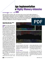 Highly Memory-Intensive Design in 40 NM