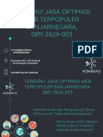 Terbaru! Jasa Optimasi Web Terpopuler Banjarnegara, 0811-2829-003