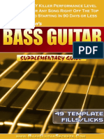 Guitar Command Bass Scales Chart PDF