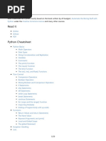 Python Cheat Sheet