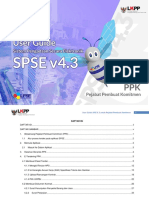 User Guide SPSE 4.3 User PPK 9 November 2018
