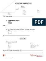 Interviul DRUMULUI Sugestii PDF