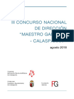 Bases Concurso Direccion Calasparra 2018