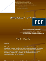 Introdução Á Nutrição