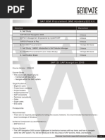 Duration Course: SAP SCM-Procurement (MM) Academy ECC 6.0