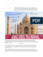 Asal Usul Taj Mahal