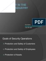 Security in The Casino Industry 2-7-13